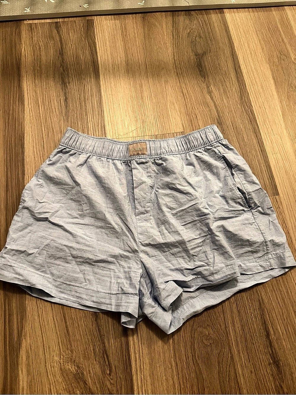 J.Crew light blue boxer shorts